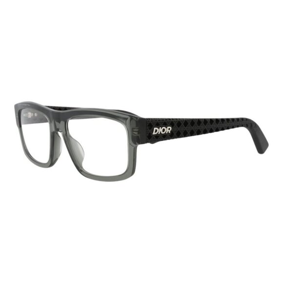 Dior Mens Square/Rectangle Green Green Transparent Fashion Designer Eyewear - Picture 1 of 4